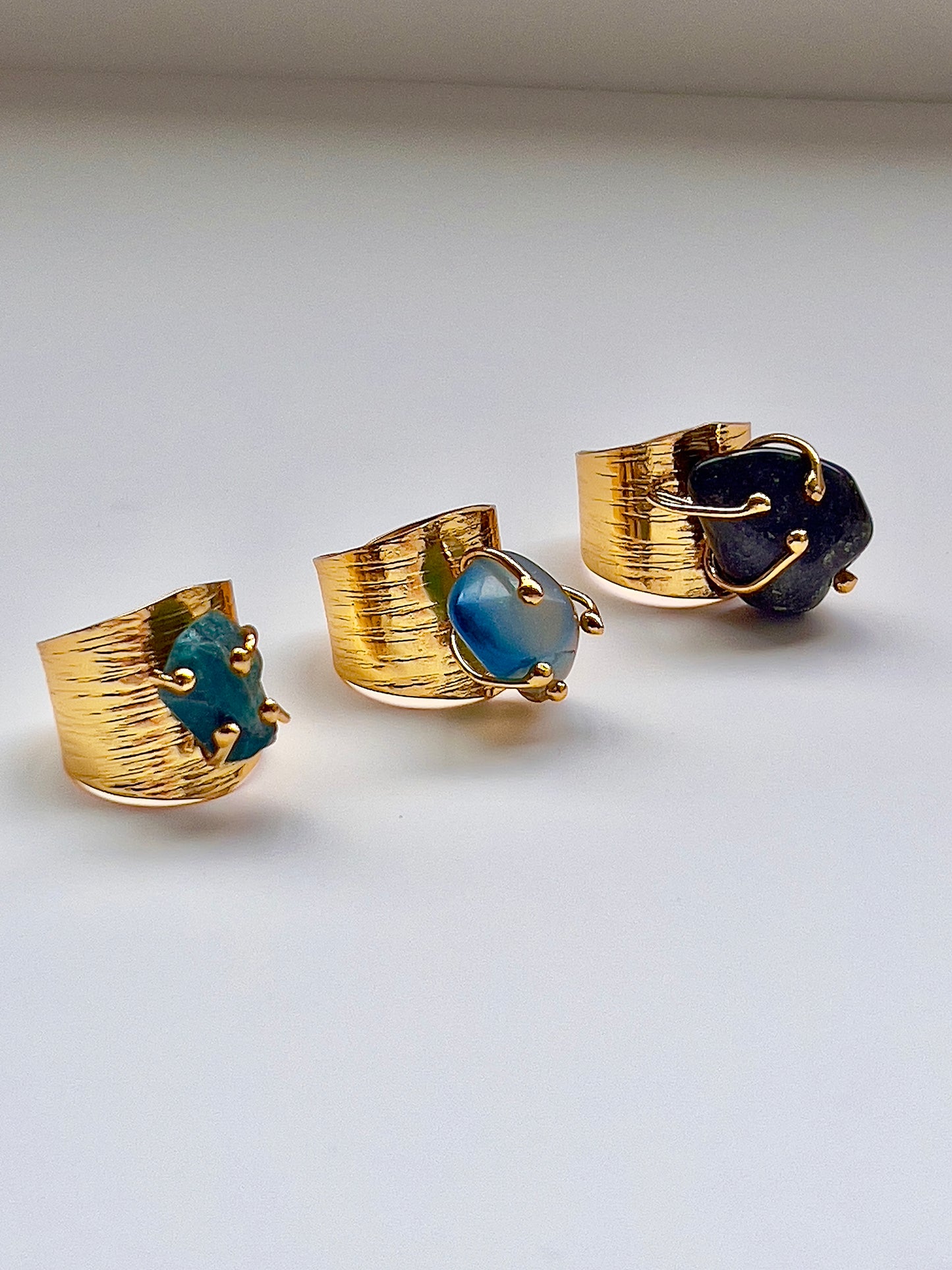 Anillo Mar Piedra Semipreciosa