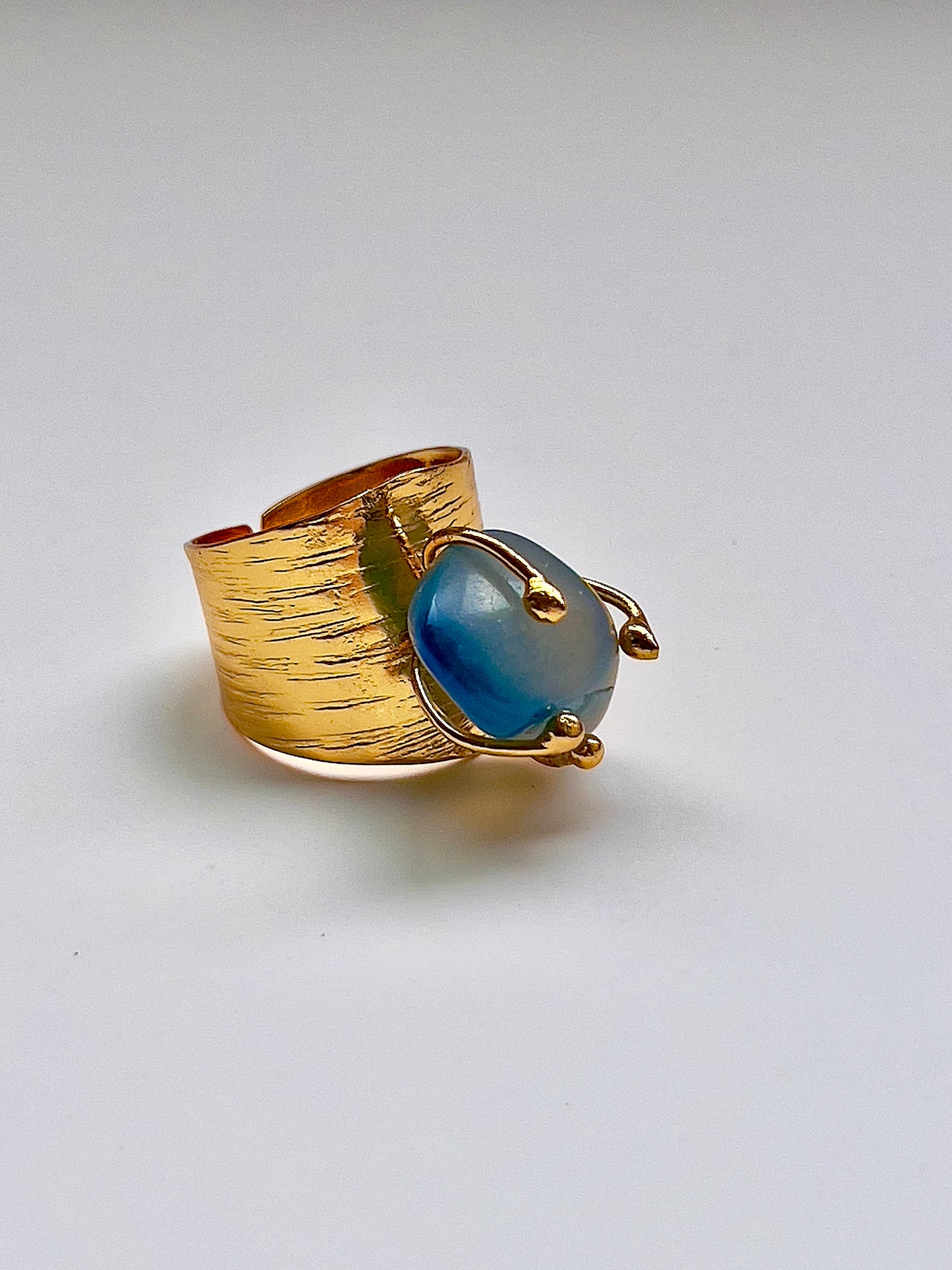 Anillo Mar Piedra Semipreciosa
