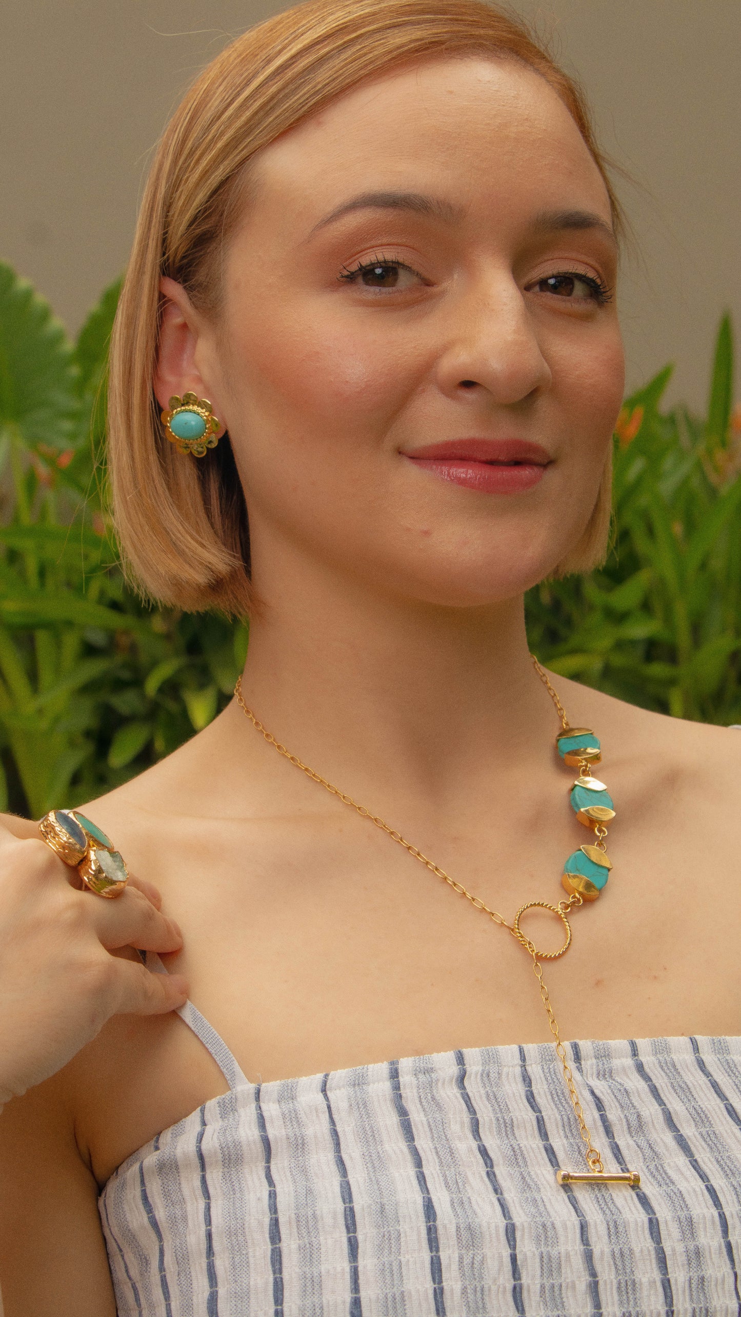Aretes Piedra Natural