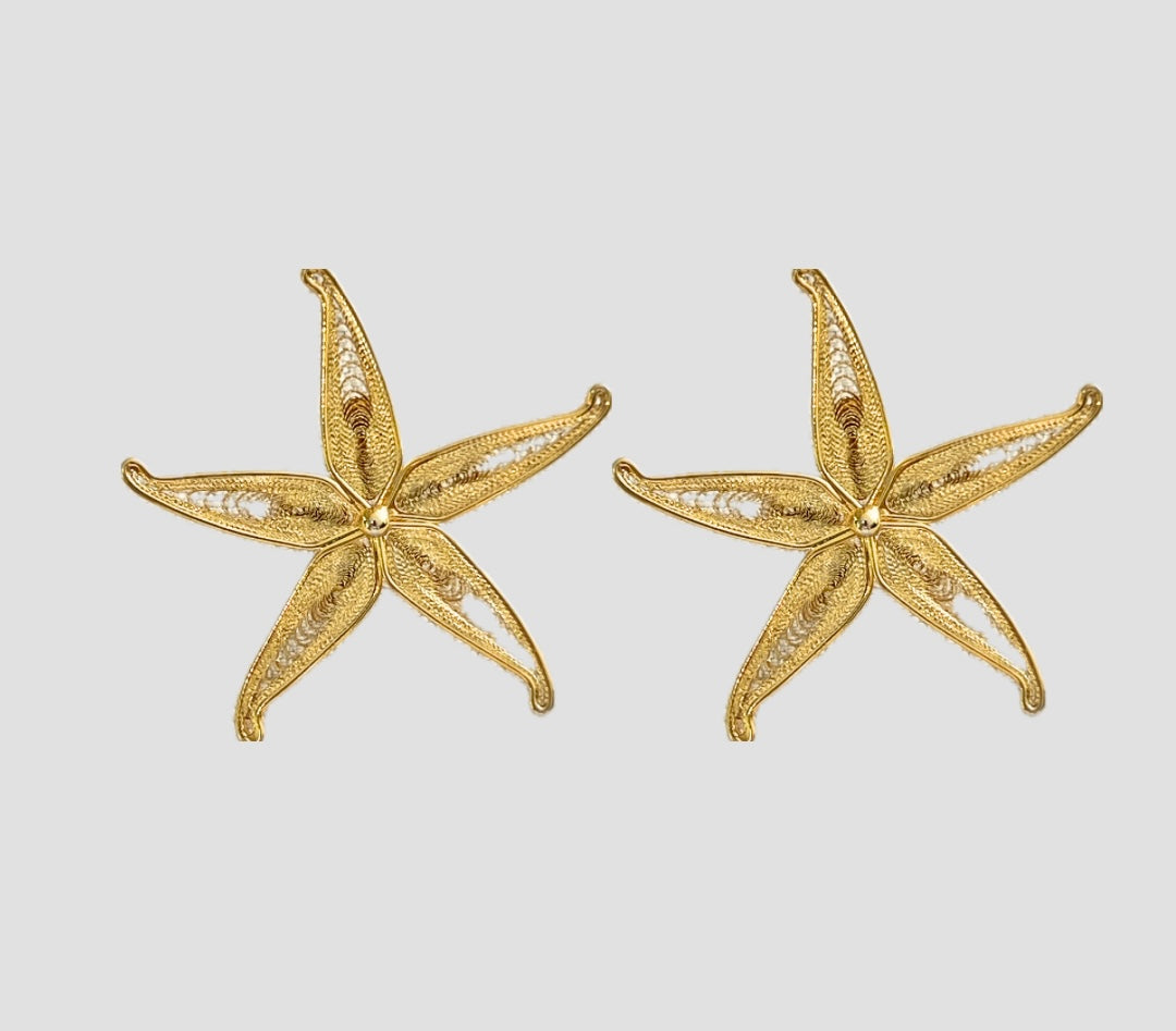 Aretes Estrella de Mar Filigrana