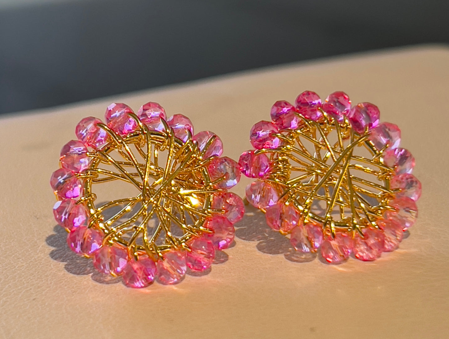 Aretes Cristal Artesanal