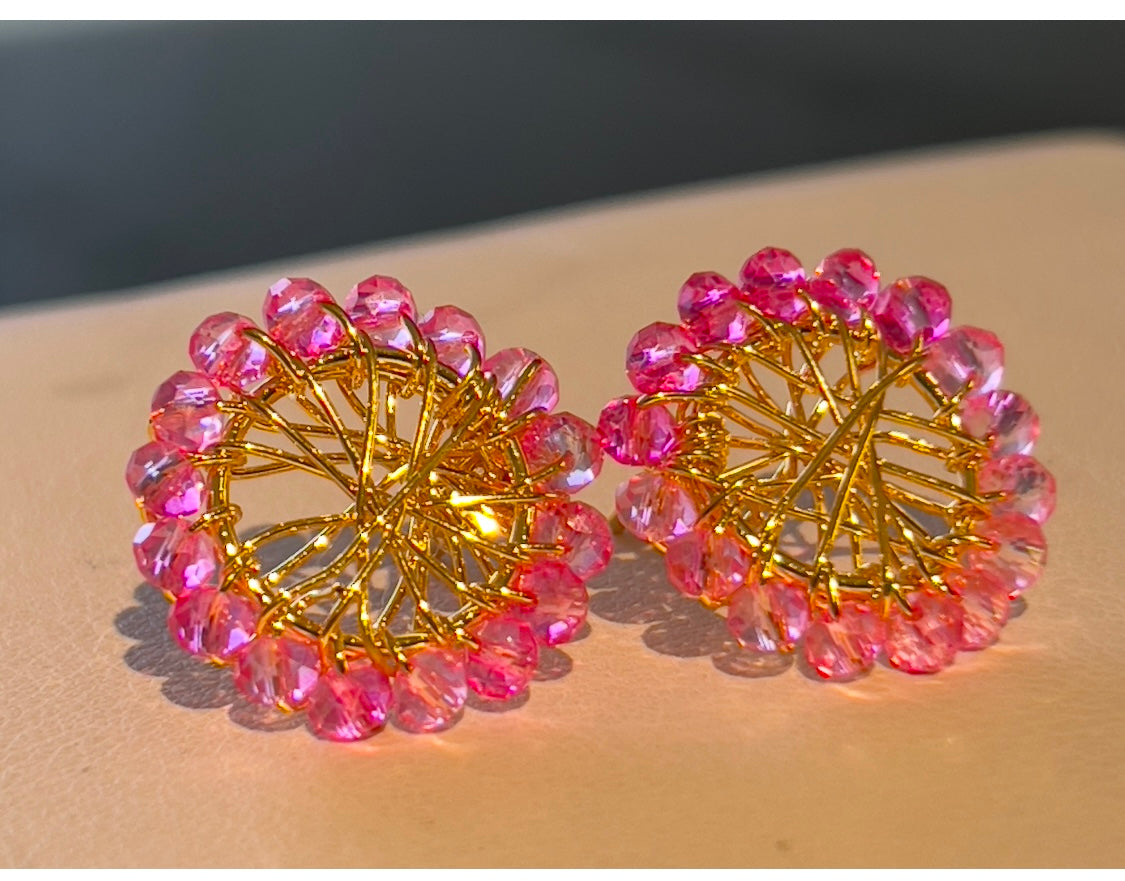 Aretes Cristal Artesanal