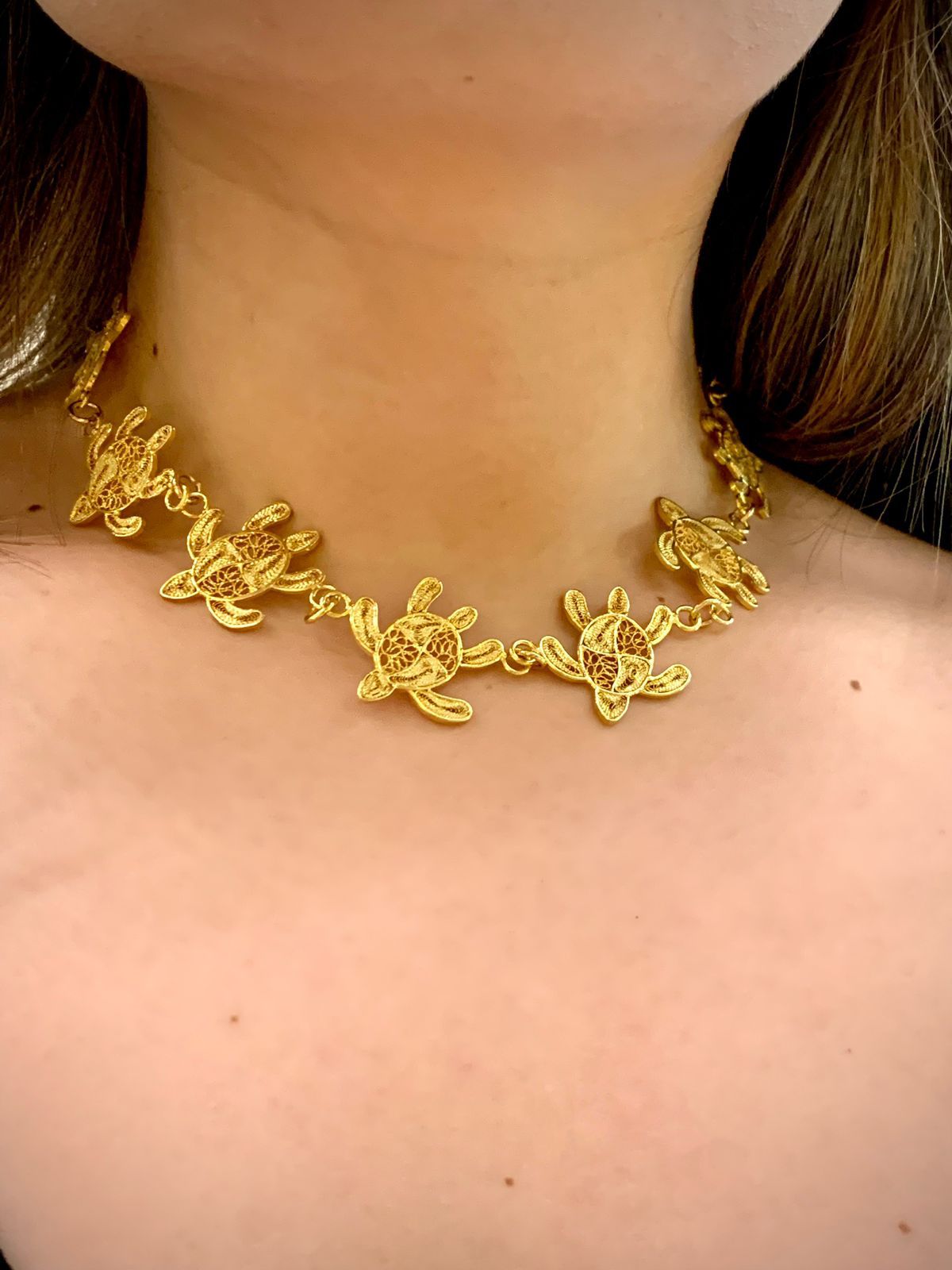 Collar Choker Filigrana Lora