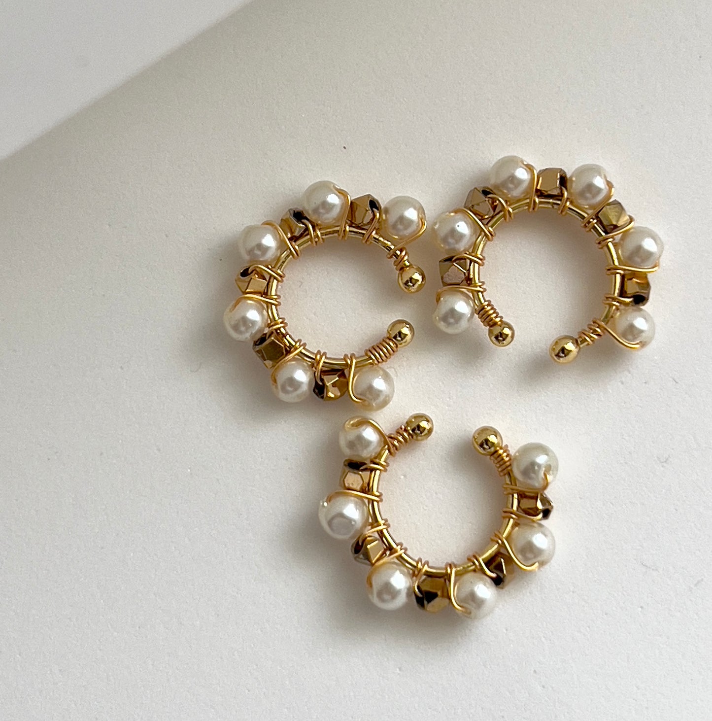 Earcuff Perlas