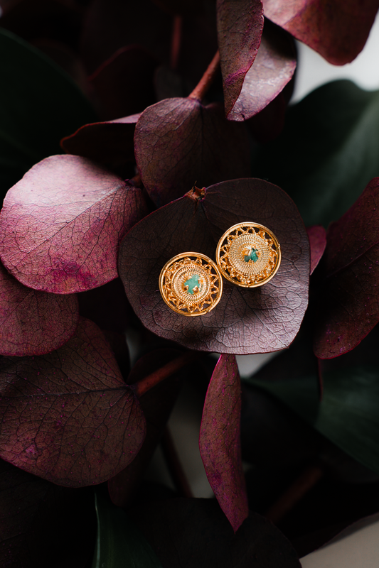 Aretes Amada Círculo Filigrana