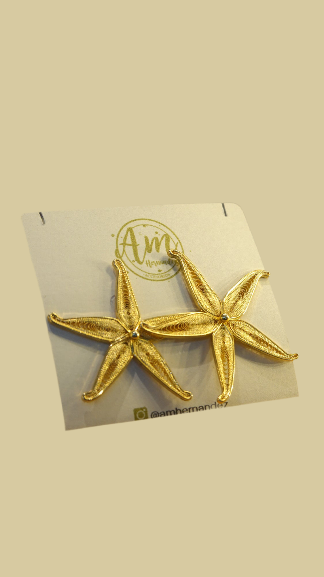 Aretes Estrella de Mar Filigrana