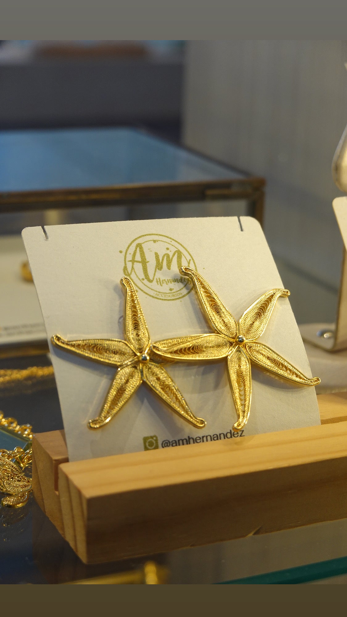 Aretes Estrella de Mar Filigrana