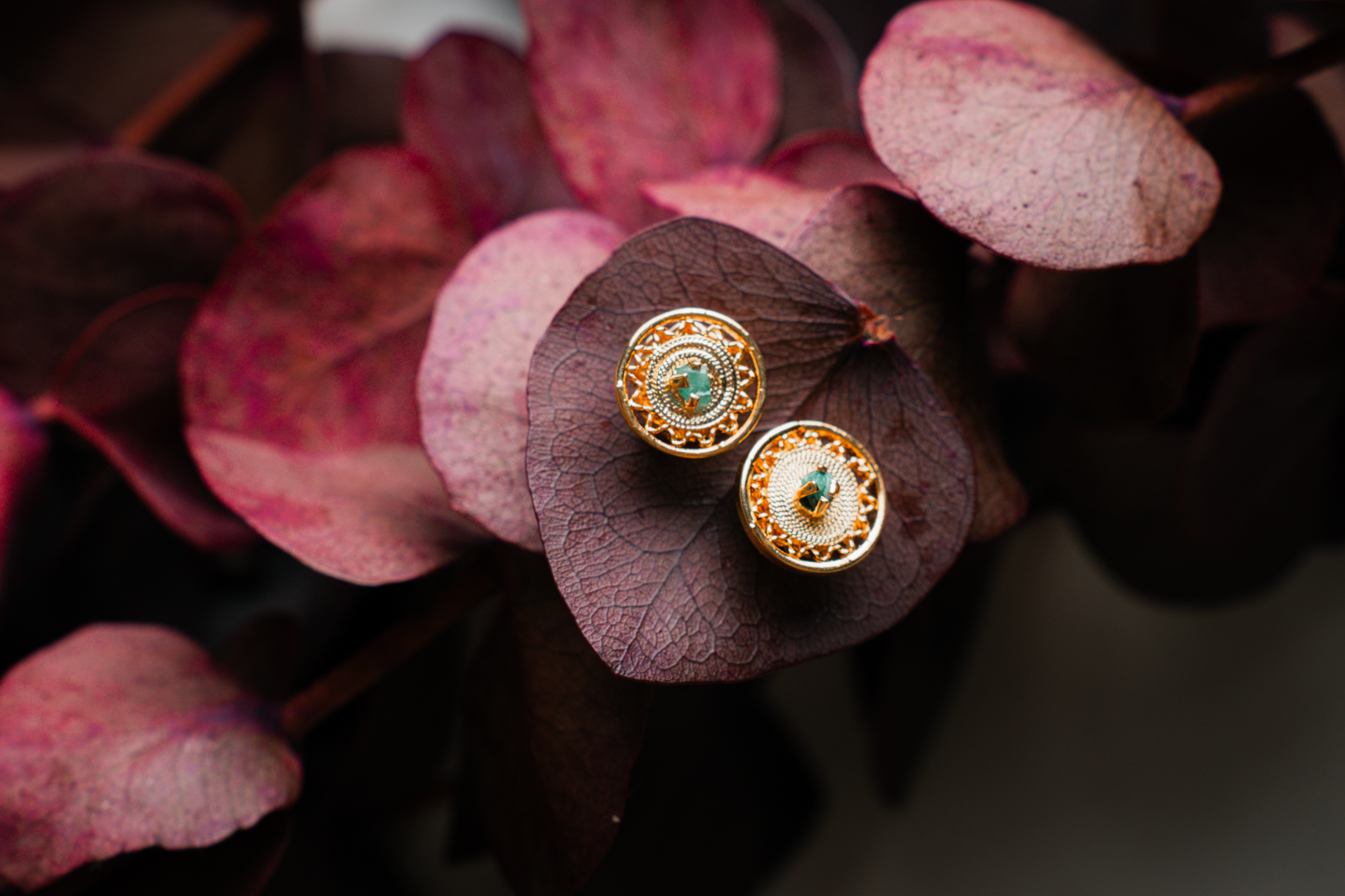 Aretes Amada Círculo Filigrana