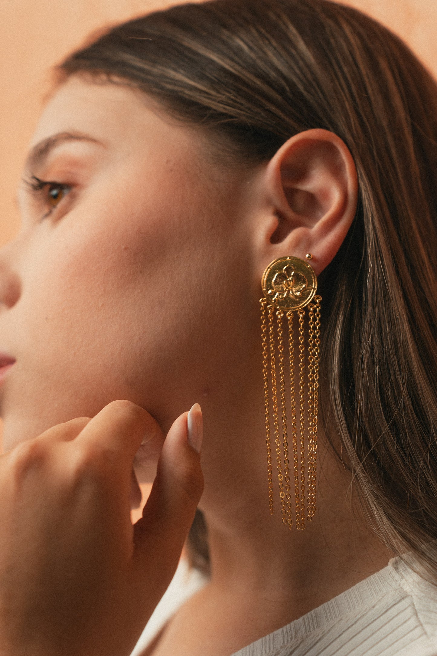 Aretes Flora Cadena