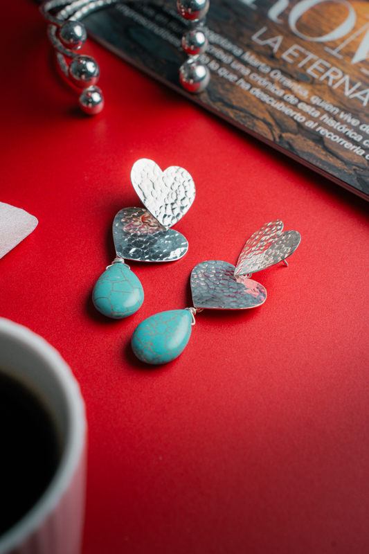 Aretes Amada Colgante