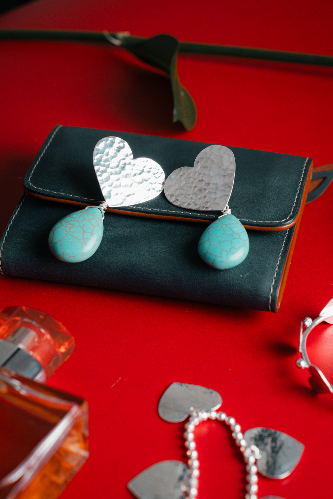 Aretes Amada Colgante